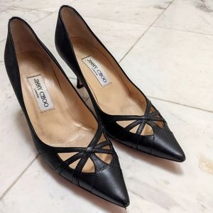 🖤Jimmy Choo black kitten heels🖤